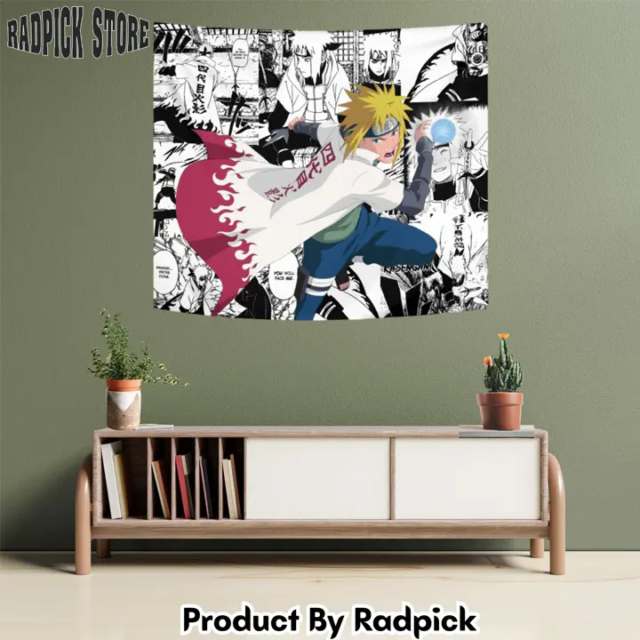 Namikaze minato tapestry custom anime manga room wall decor  rp5940282